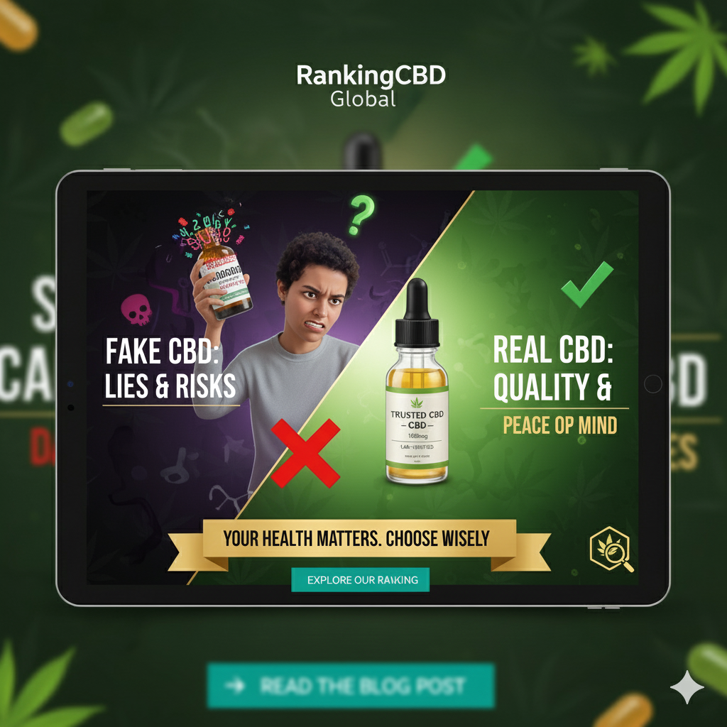 Fake CBD products in Europe: illustration of quality control and lab testing
