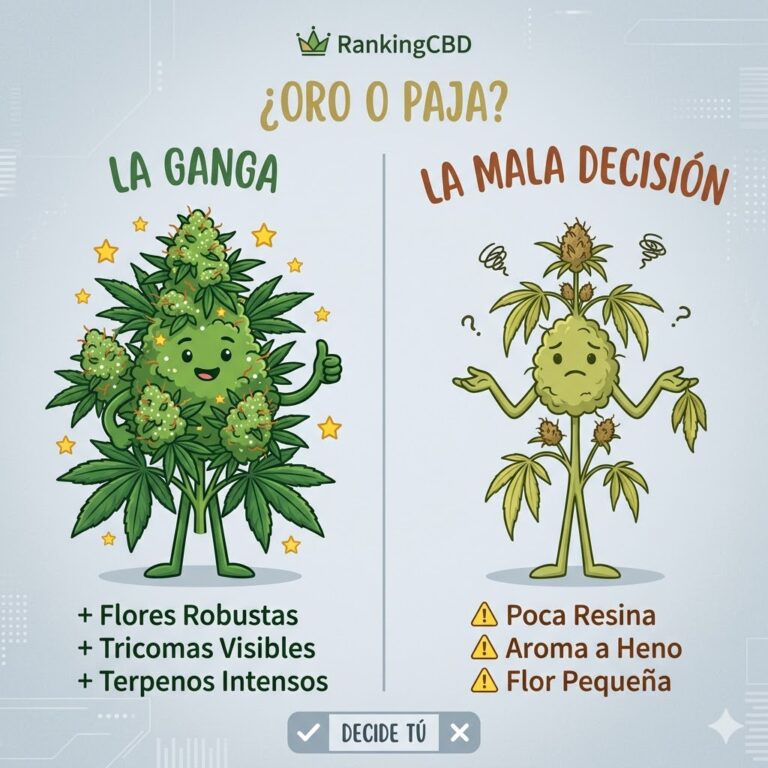 Oro o paja? Encuentra CBD de calidad.