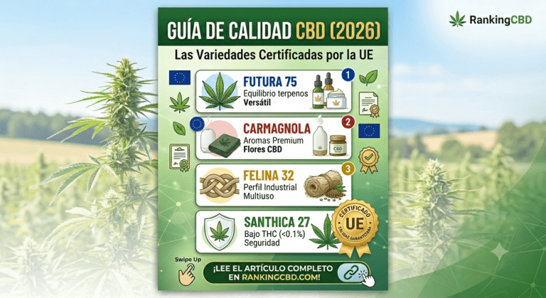 Variedades de CBD Certificadas por la UE: La Guía Definitiva de Calidad (2026)