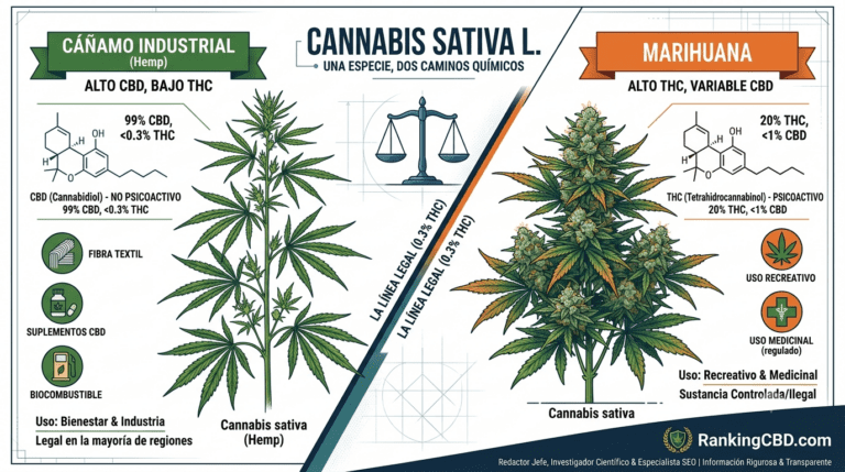 Cannabis, Cáñamo y CBD: ¿Por qué unas plantas son legales y otras no?